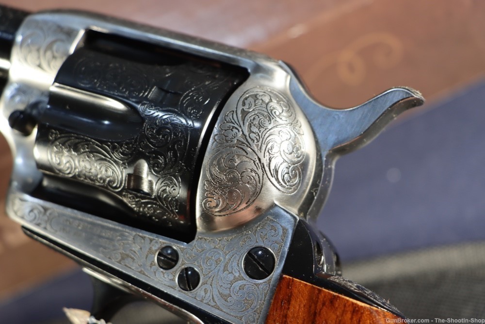 Taylors & Co 1873 Cattleman ENGRAVED Revolver 357MAG Single Action 4.75" TT-img-16