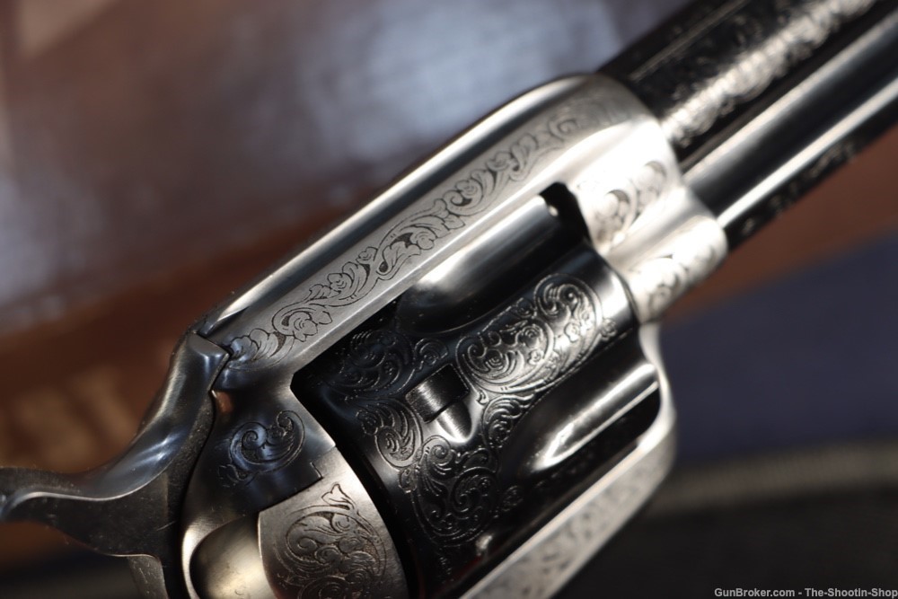 Taylors & Co 1873 Cattleman ENGRAVED Revolver 357MAG Single Action 4.75" TT-img-14