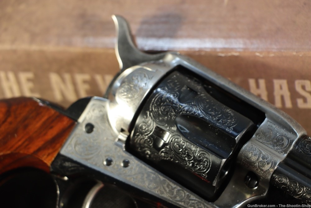 Taylors & Co 1873 Cattleman ENGRAVED Revolver 357MAG Single Action 4.75" TT-img-10