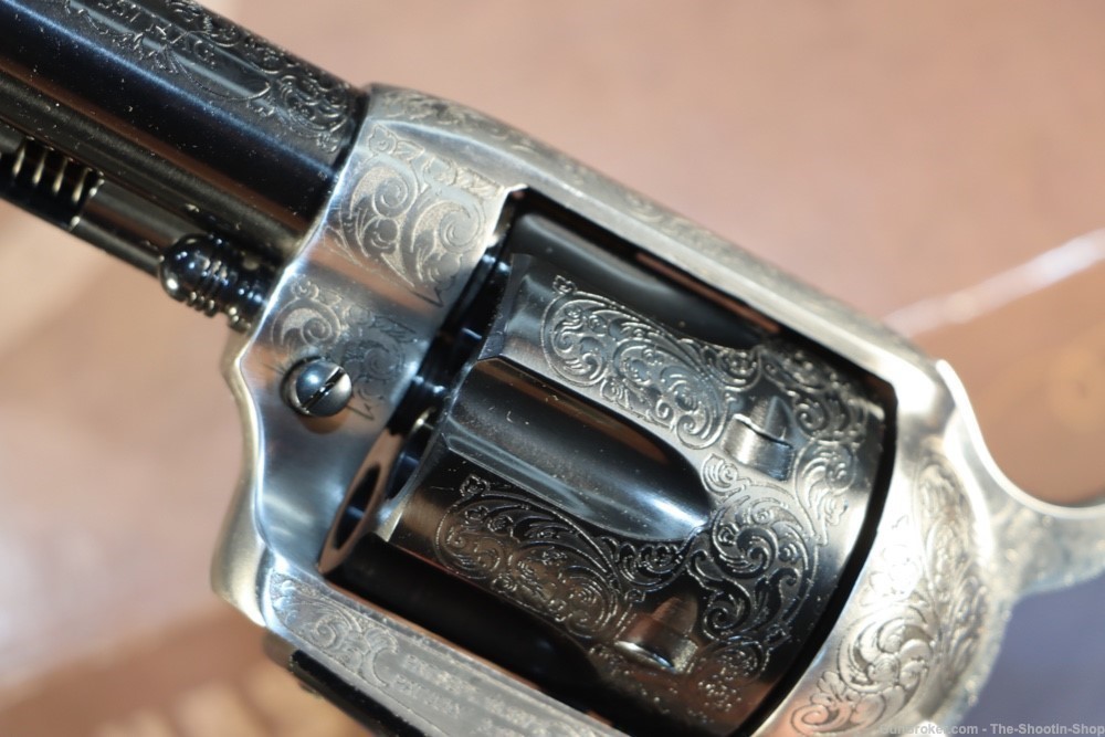 Taylors & Co 1873 Cattleman ENGRAVED Revolver 357MAG Single Action 4.75" TT-img-17