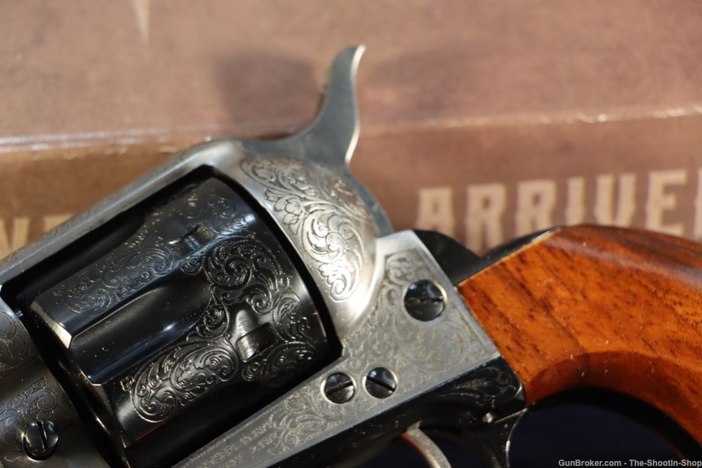 Taylors & Co 1873 Cattleman ENGRAVED Revolver 357MAG Single Action 4.75" TT-img-4