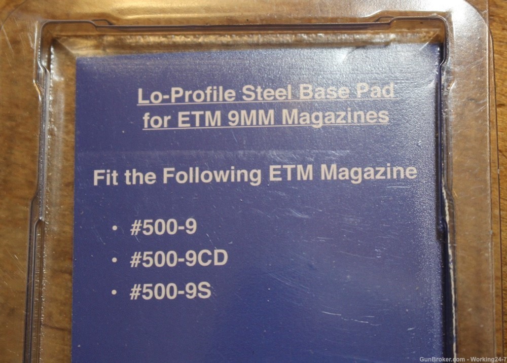 Wilson Combat Lo-Profile BASE PAD for ETM .45 ACP Magazines 500BLP45-img-2