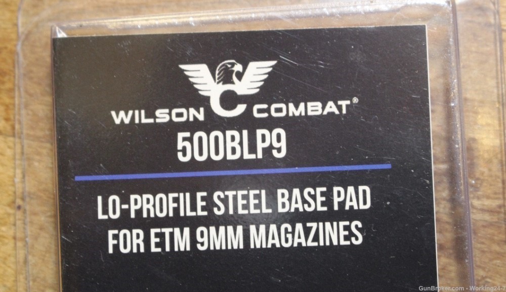 Wilson Combat Lo-Profile BASE PAD for ETM .45 ACP Magazines 500BLP45-img-1