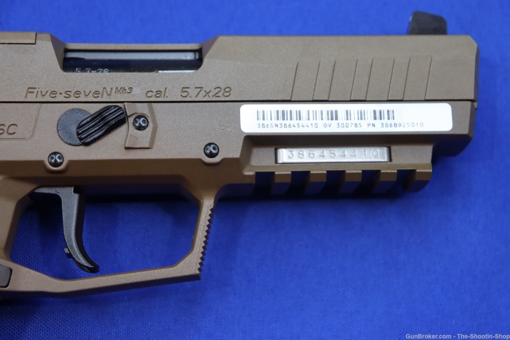 FN Model FIVE SEVEN MK3 MRD Pistol 5.7X28MM 20RD 5.7X28 OPTICS READY FDE +-img-8