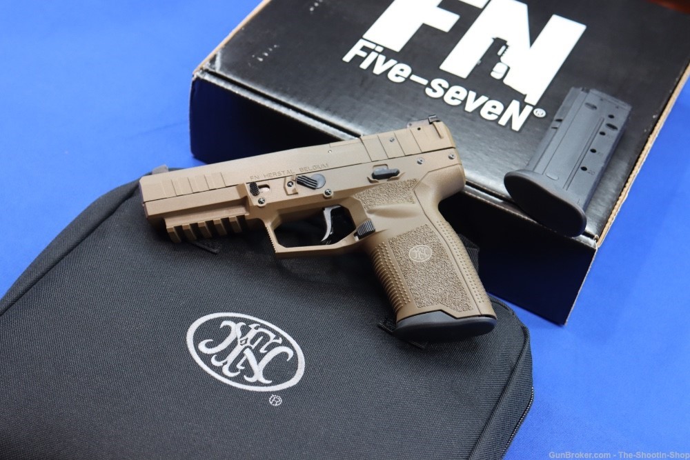 FN Model FIVE SEVEN MK3 MRD Pistol 5.7X28MM 20RD 5.7X28 OPTICS READY FDE +-img-0