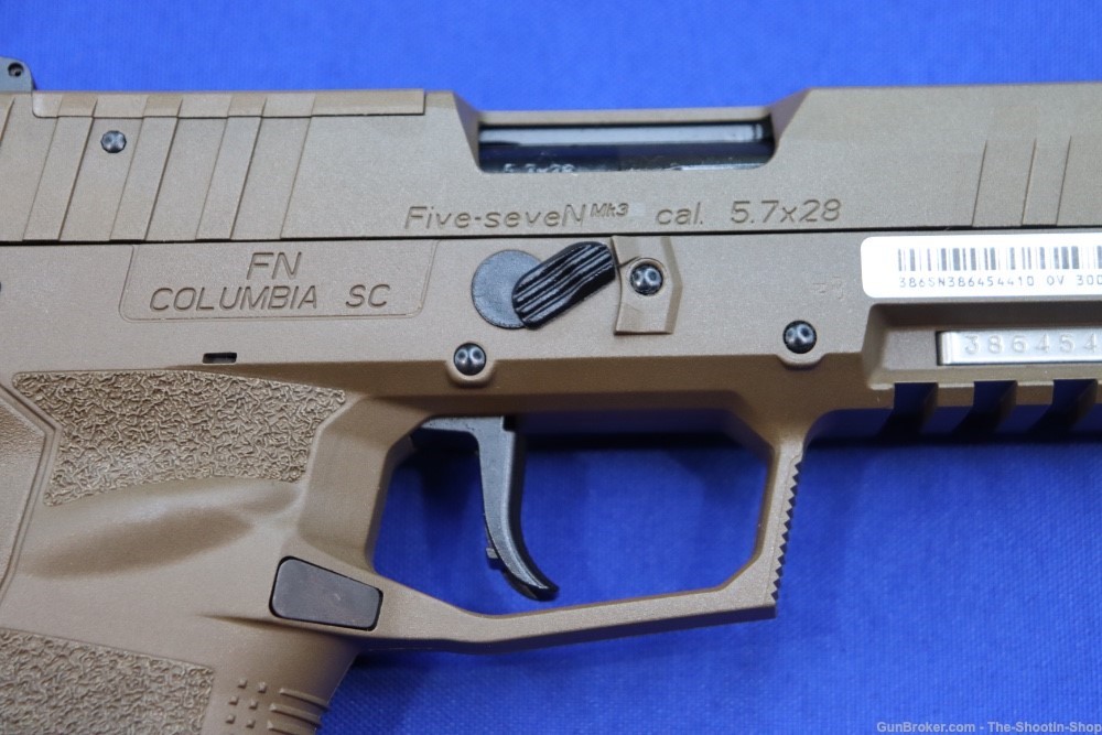 FN Model FIVE SEVEN MK3 MRD Pistol 5.7X28MM 20RD 5.7X28 OPTICS READY FDE +-img-9