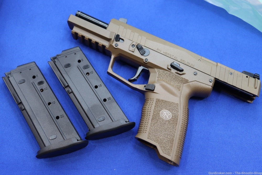 FN Model FIVE SEVEN MK3 MRD Pistol 5.7X28MM 20RD 5.7X28 OPTICS READY FDE +-img-17