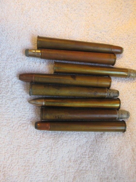 Collector's Lot of 8 rounds of 9.3 x 72 R-img-1