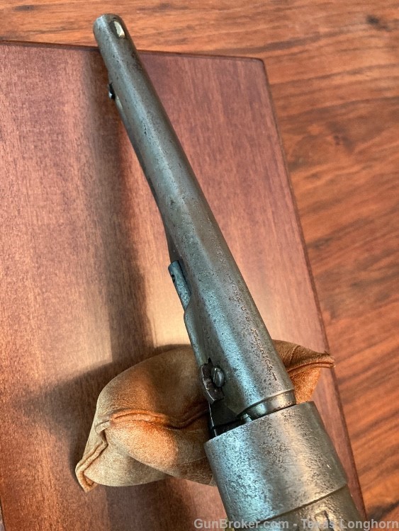 Colt 1860 Army .44 Pistol Engraved 1869 Navy Cylinder Scene Case & Holster-img-20