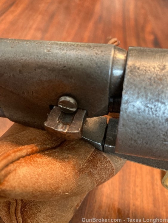 Colt 1860 Army .44 Pistol Engraved 1869 Navy Cylinder Scene Case & Holster-img-45