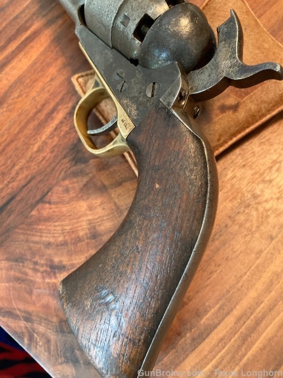 Colt 1860 Army .44 Pistol Engraved 1869 Navy Cylinder Scene Case & Holster-img-39