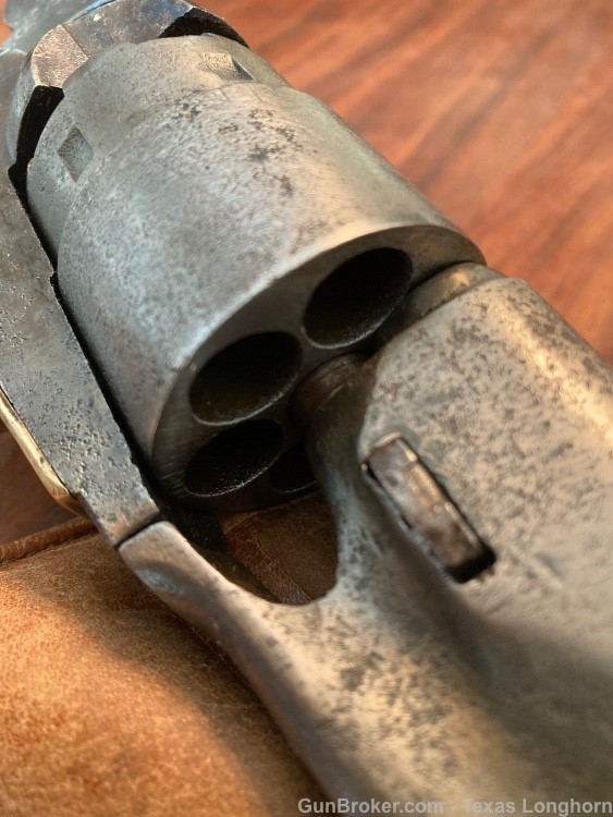 Colt 1860 Army .44 Pistol Engraved 1869 Navy Cylinder Scene Case & Holster-img-47