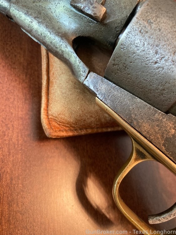 Colt 1860 Army .44 Pistol Engraved 1869 Navy Cylinder Scene Case & Holster-img-22