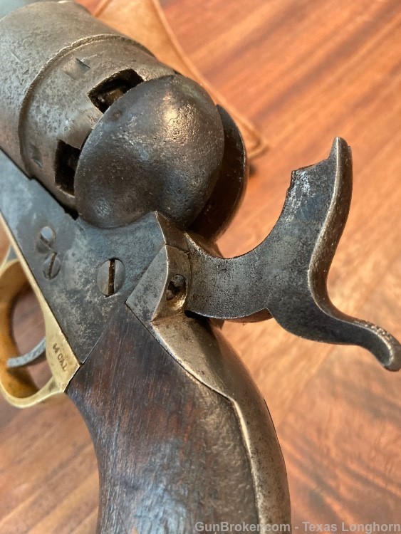 Colt 1860 Army .44 Pistol Engraved 1869 Navy Cylinder Scene Case & Holster-img-37