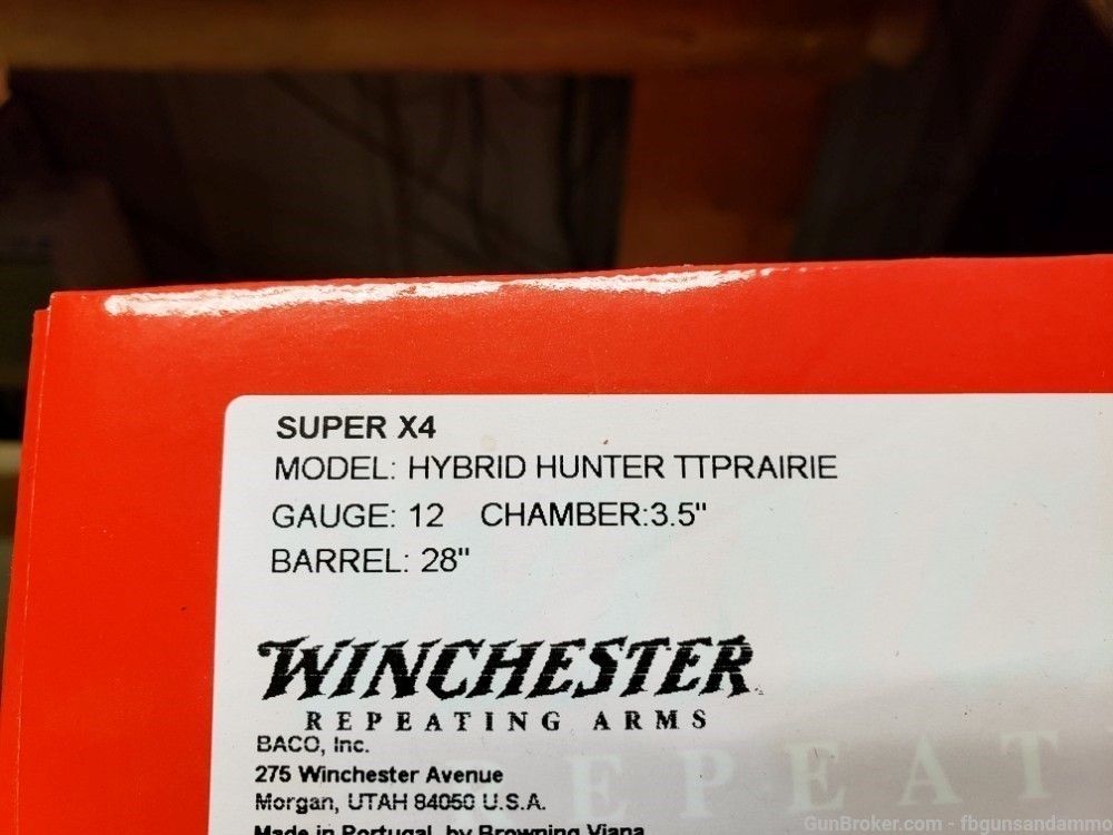 WINCHESTER HYBRID HUNTER SEMI-AUTO SX4 12 28 TRUE TIMBER PRAIRIE CAMO 3.5"-img-0