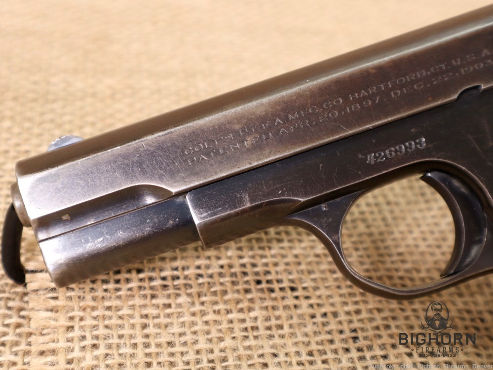Colt Model 1903 Pocket Hammerless .32 ACP *VERY NICE 1923 MFG W/ COLT GRIPS-img-3