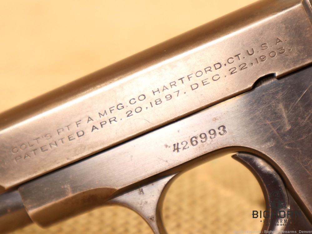 Colt Model 1903 Pocket Hammerless .32 ACP *VERY NICE 1923 MFG W/ COLT GRIPS-img-16