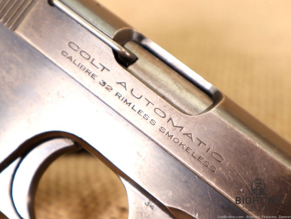 Colt Model 1903 Pocket Hammerless .32 ACP *VERY NICE 1923 MFG W/ COLT GRIPS-img-11