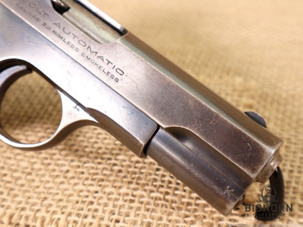 Colt Model 1903 Pocket Hammerless .32 ACP *VERY NICE 1923 MFG W/ COLT GRIPS-img-8