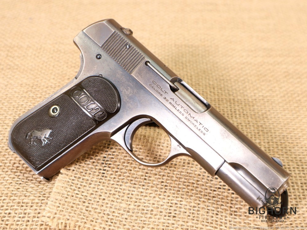 Colt Model 1903 Pocket Hammerless .32 ACP *VERY NICE 1923 MFG W/ COLT GRIPS-img-5