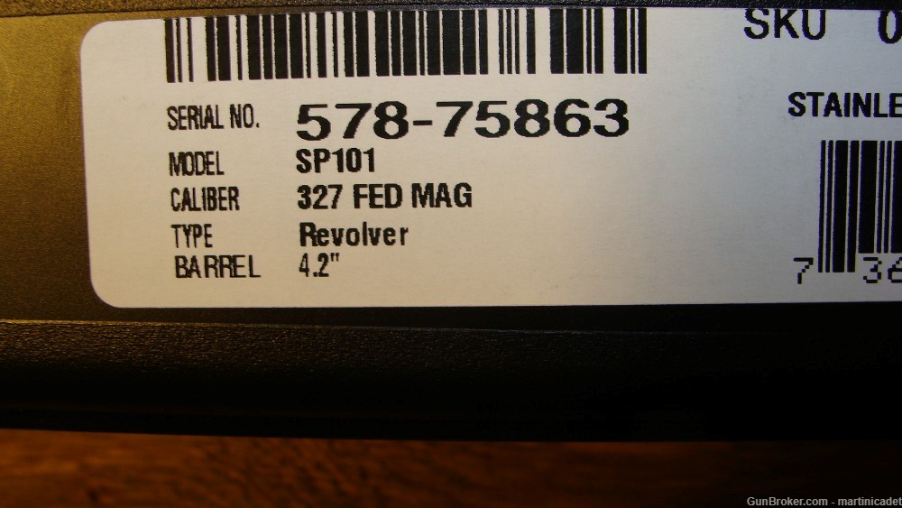 Ruger SP101 327 Federal mag  NIB-img-1