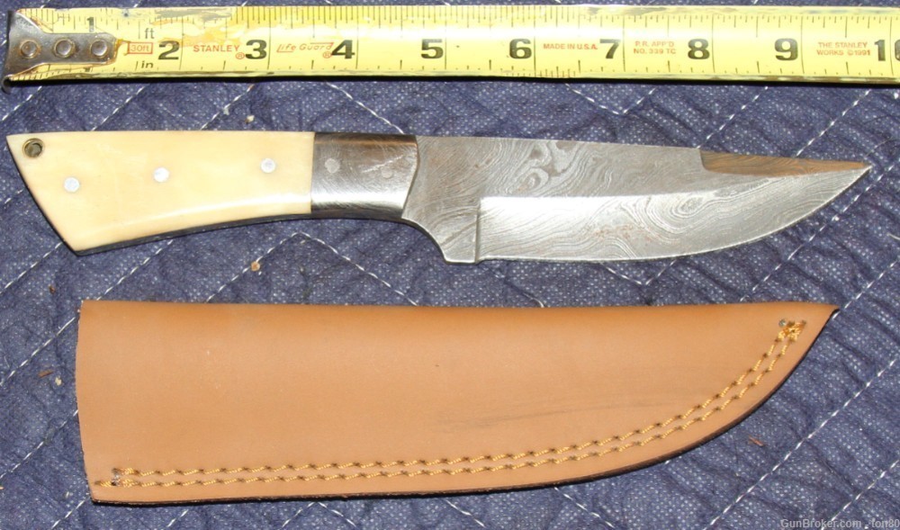 HANDMADE CUSTOM HUNTING KNIFE DAMASCUS 10 INCH SK3961-img-0