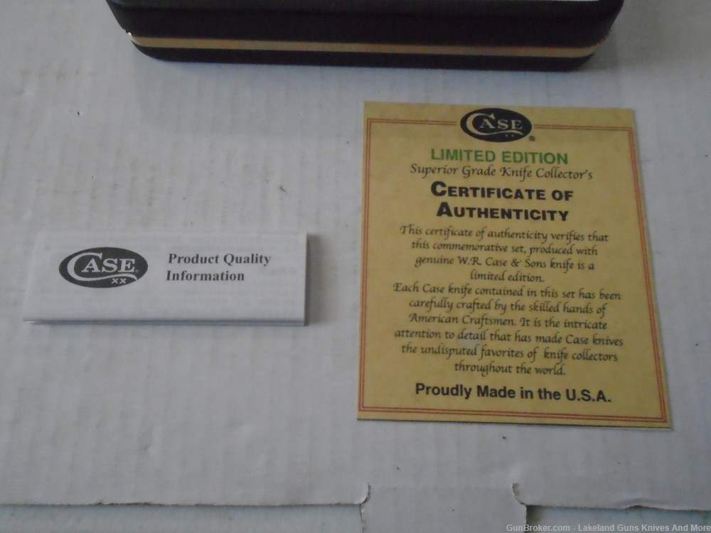 #2 of 50 Made! CASE XX 1st Model Colt .45 PEACEMAKER Yellow Trapper Knife!-img-8