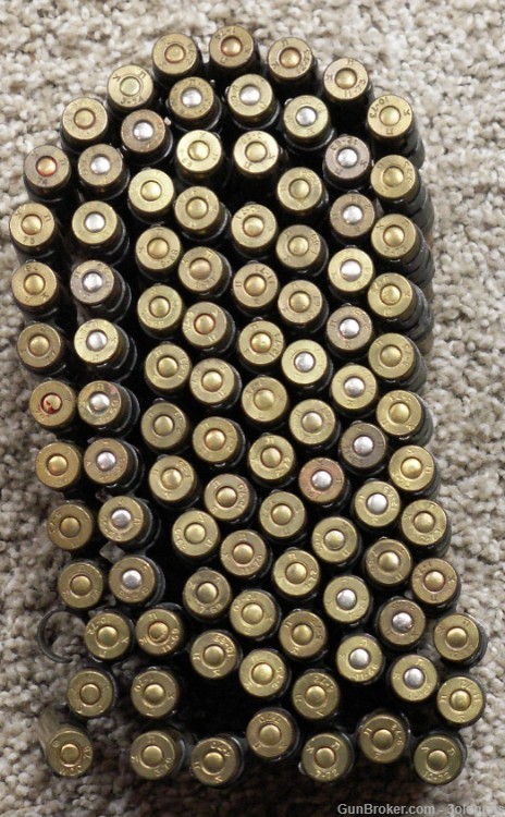Collector Lot of Israeli 7.62x51 .308 Ammo, Linked, 95 Rds, Different Dates-img-1