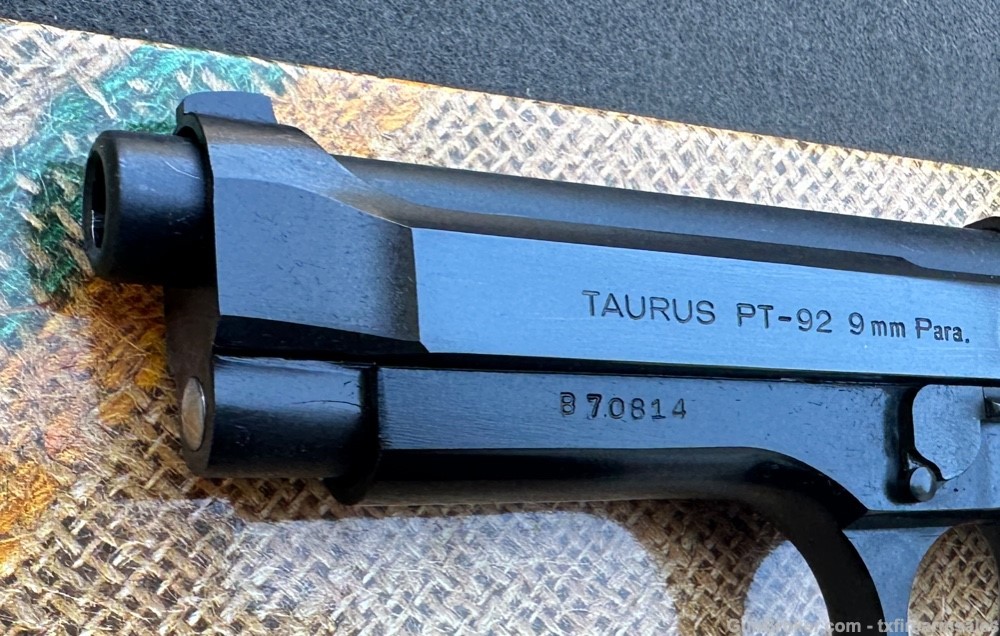 Very Early Taurus PT-92 9mm Pistol, Heal Mag Release Similar to Beretta 92S-img-9