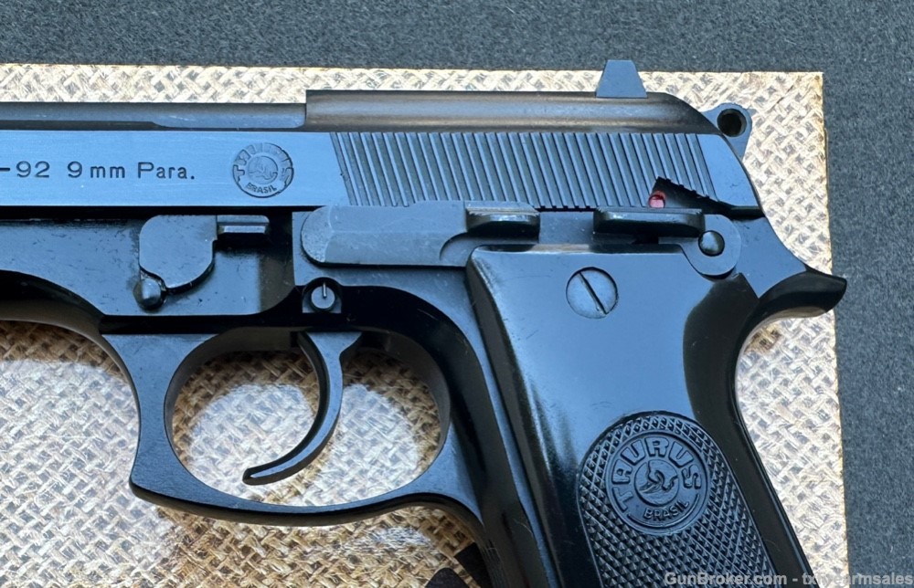 Very Early Taurus PT-92 9mm Pistol, Heal Mag Release Similar to Beretta 92S-img-3