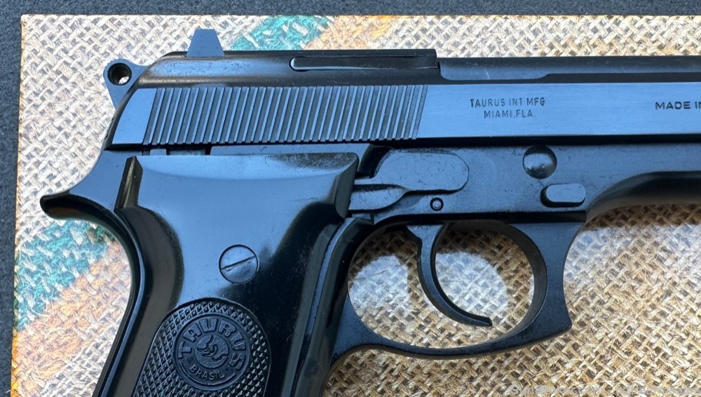 Very Early Taurus PT-92 9mm Pistol, Heal Mag Release Similar to Beretta 92S-img-13