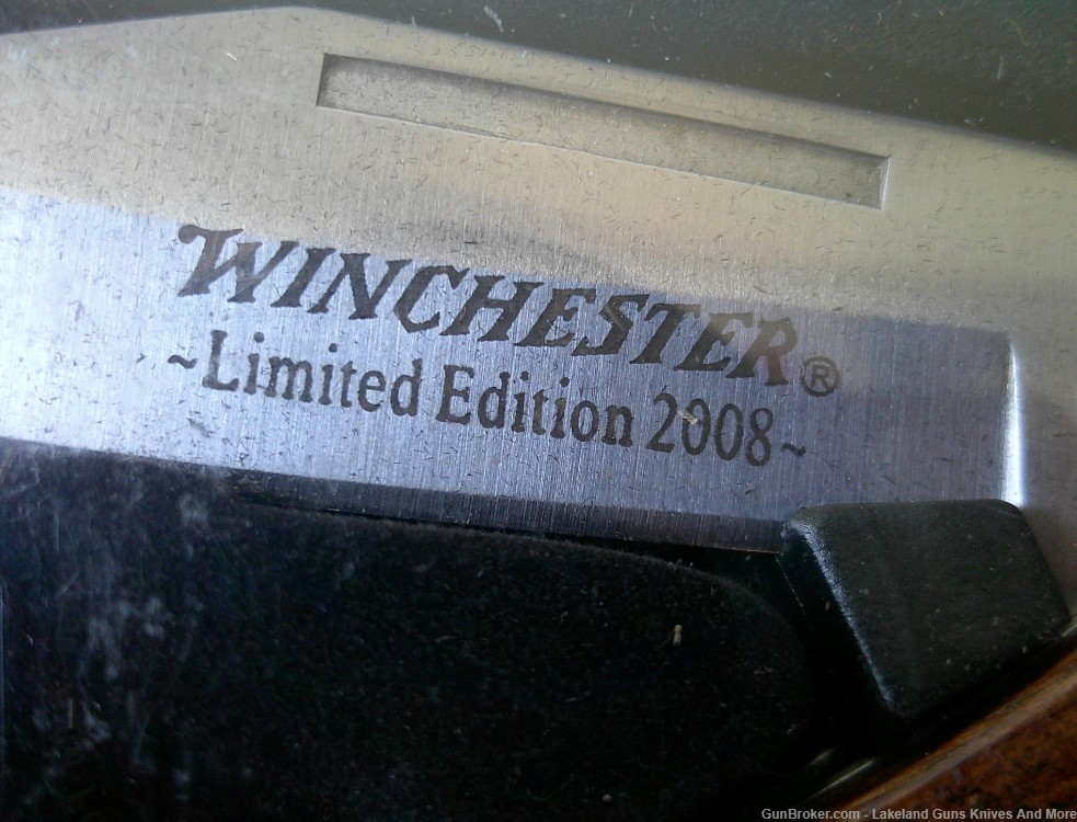 Winchester 2008 Limited Edition Brass Knife still sealed in plastic!-img-10