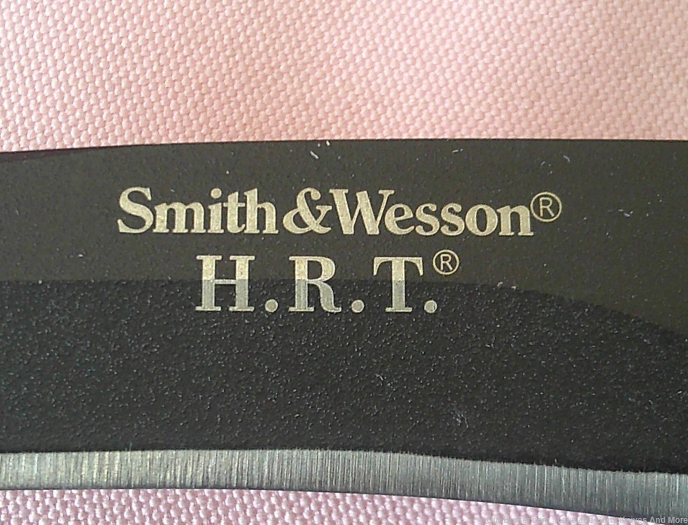 Rare Mint in Box SMITH & WESSON H.R.T. Tanto Boot Knife with Leather Sheath-img-11
