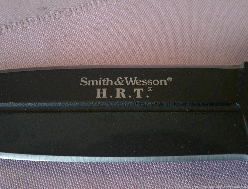 New SMITH & WESSON Tactical Hostage Rescue Team HRT Tanto Point Boot Knife!-img-13