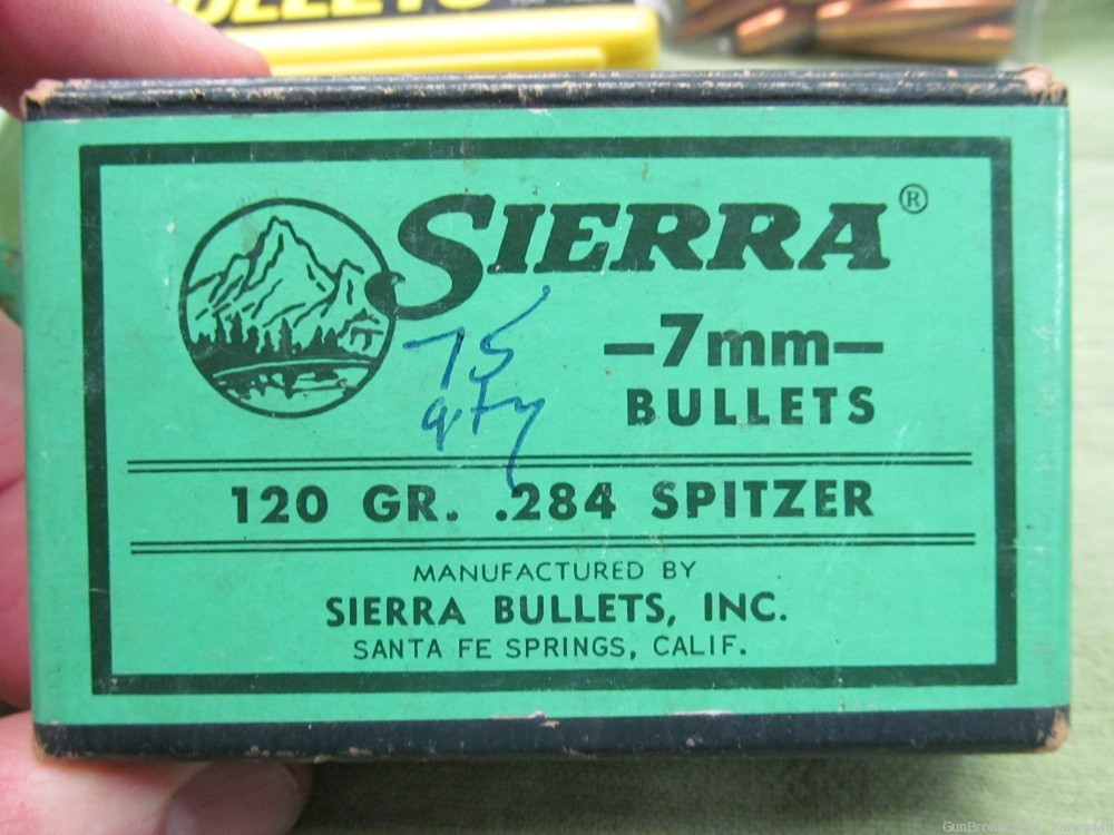 320 qty 7mm/.284 Bullet Variety - Sierra-Speer-Hornady-Berger - See Descptn-img-1