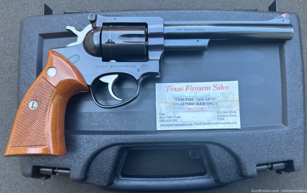 Ruger Security Six .357 Magnum, 6" Barrel, 1981-img-0