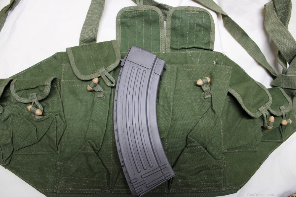 Chinese Military AK47 7.62x39 30 Round Magazine Chest Pouch Vest -img-3