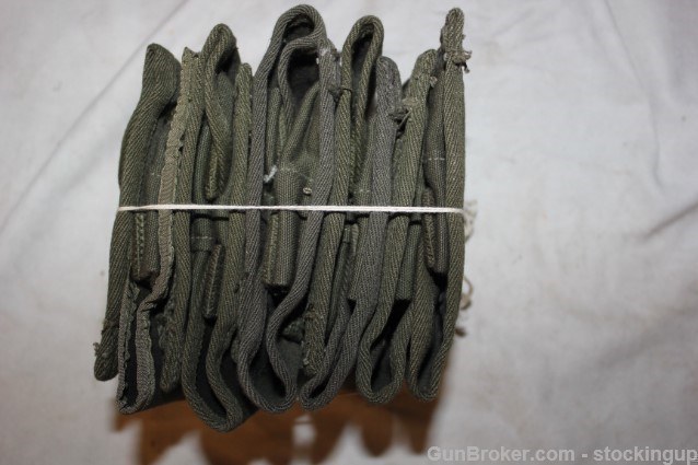 10 US Military WW2 1945 M1 Carbine 15 RD Magazine Pouch 10 New Old Stock-img-1