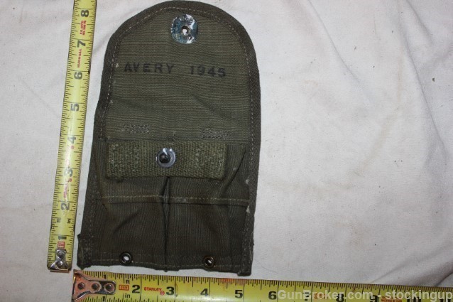 10 US Military WW2 1945 M1 Carbine 15 RD Magazine Pouch 10 New Old Stock-img-6