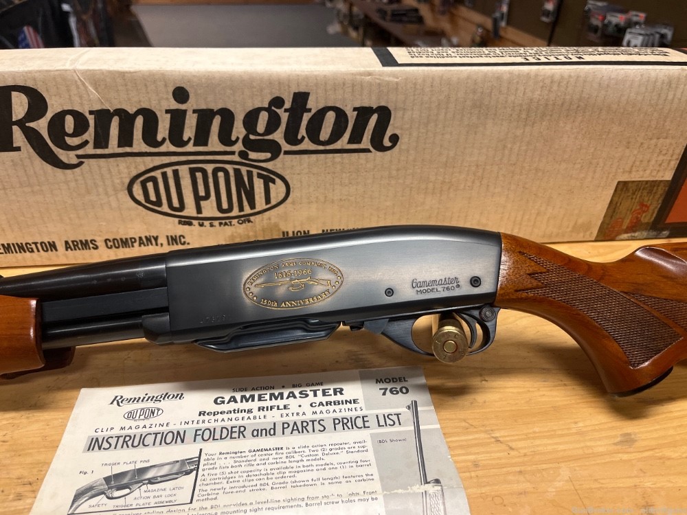 Remington 760 Gamemaster 150th Anniversary 30-06 With Box -img-3