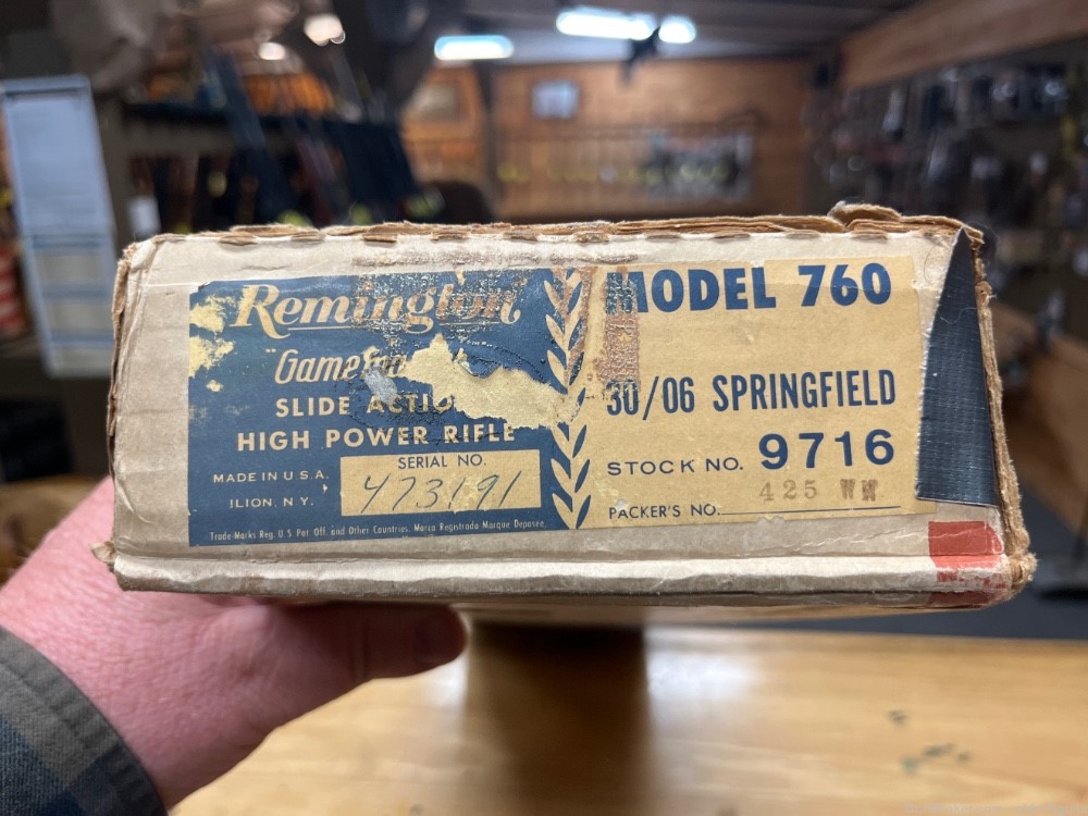 Remington 760 Gamemaster 150th Anniversary 30-06 With Box -img-21