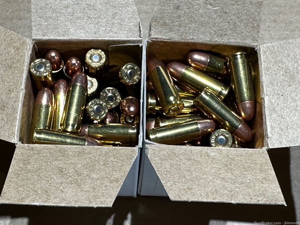 100 rounds of Wisconsin Cartridge Co. 38 Auto 38 ACP 130gr ammo-img-2