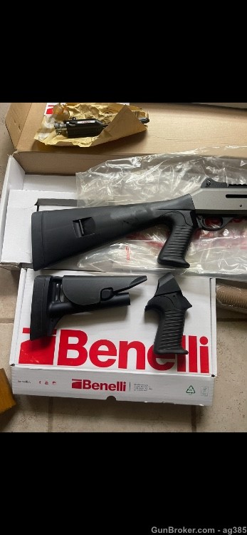 Benelli M4 H2O, new/unassembled, factory telescopic stock and mag ext-img-0