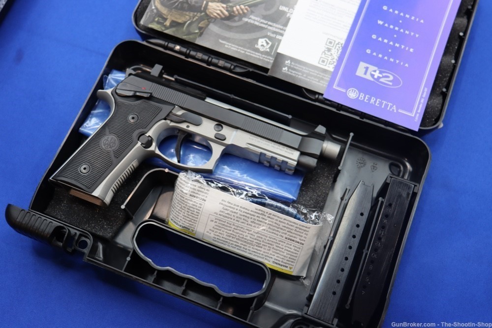 Beretta 92XI Tactical Pistol 2-Tone 9MM 18RD 92 XI SAO Optic Ready THREADED-img-1