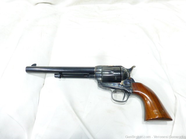 Cimmaron US Cavalry Revolver 45 LC 7.5" Color Case Hardened EXCELLENT-img-4