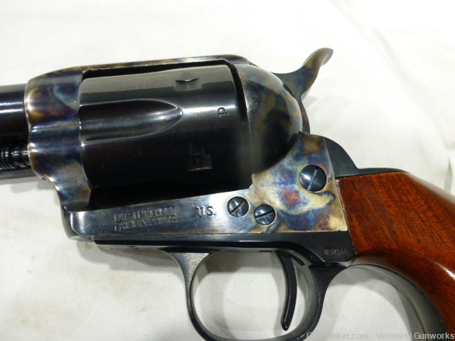 Cimmaron US Cavalry Revolver 45 LC 7.5" Color Case Hardened EXCELLENT-img-6