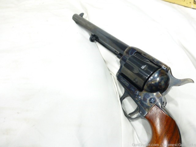 Cimmaron US Cavalry Revolver 45 LC 7.5" Color Case Hardened EXCELLENT-img-9