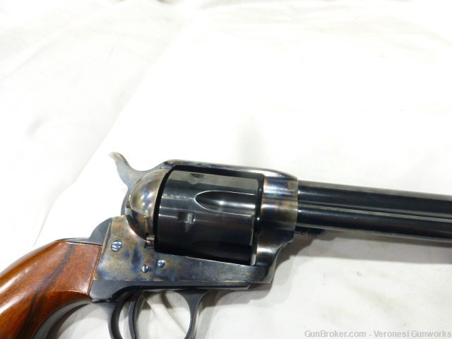 Cimmaron US Cavalry Revolver 45 LC 7.5" Color Case Hardened EXCELLENT-img-2