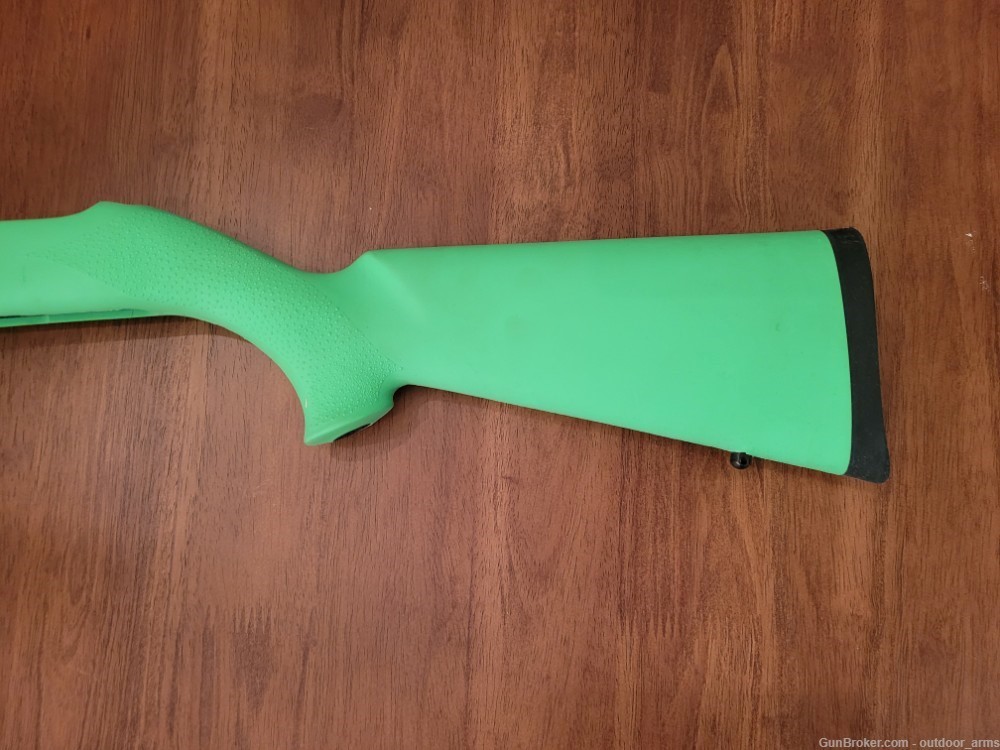 Ruger 10/22 Lime Green Hogue Stock and Barrel-img-1