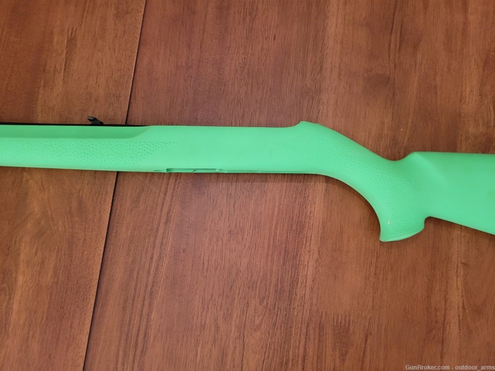 Ruger 10/22 Lime Green Hogue Stock and Barrel-img-2